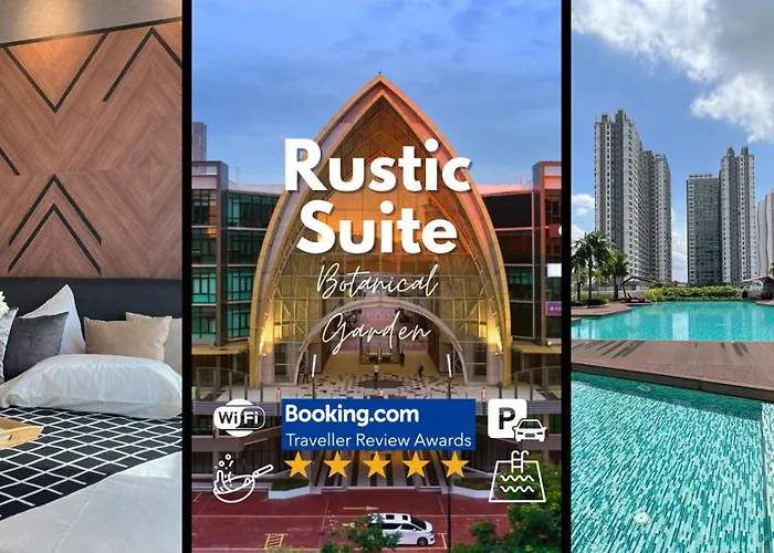 Luxurious Rustic Suite Conezion Botanical Garden Ioi City Mall Putrajaya 5 Plus 1 Paxs 3 Rooms 2 Baths